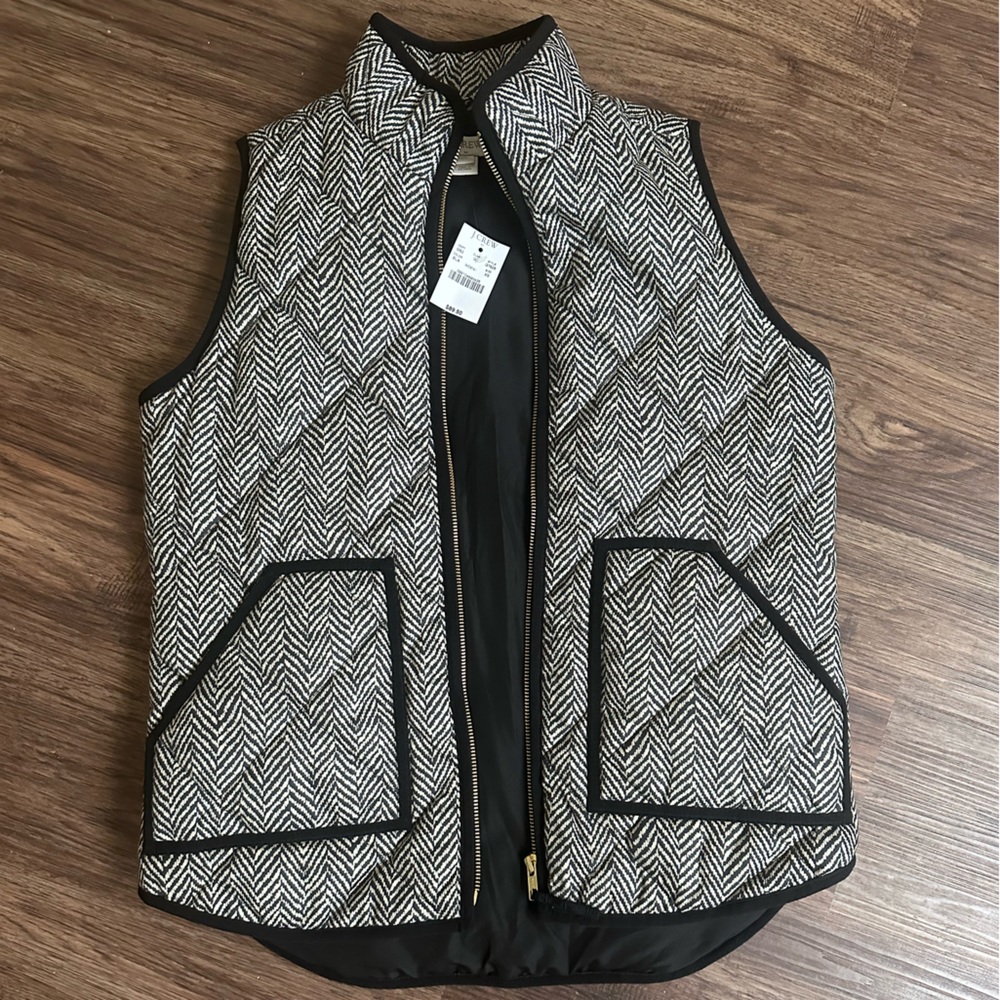 J. Crew Herringbone Vest